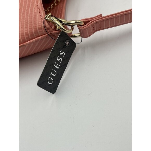 Guess Glen Mini Hobo Bag Fuji Sunrise New W/Tags With Detachable Crossbody Chain - Picture 8 of 11
